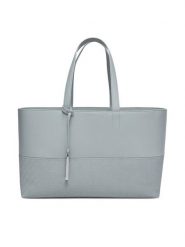 Calvin Klein Torebka Ck Mixmedia Shopper_Mono K60K613166 Szary. Szare shopper bag Calvin Klein, bez wzorów, ze skóry, bez dodatków. Za 419.99 zł.