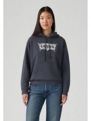 Levi's Bluza w kolorze granatowym rozmiar: S. Niebieskie bluzy damskie Levi's, s, bez wzorów, z kapturem. Za 139.20 zł.