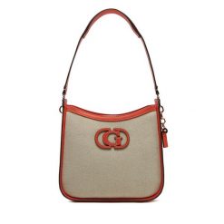 Torebka Guess. Brązowe listonoszki damskie Guess, z aplikacjami, bez dodatków. Za 349.99 zł.