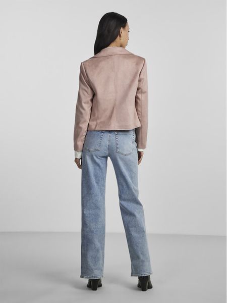 Pieces Kurtka z imitacji skóry 17134838 Różowy Regular Fit. Czerwone kurtki damskie Pieces, xs, bez wzorów, ze skóry, bez kaptura. Za 179.99 zł.