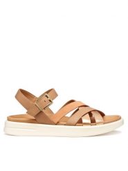 Geox Sandały D Xand 2S D35PAB 043CF C8391 Brązowy. Brązowe sandały damskie Geox, bez wzorów, ze skóry, bez obcasa, na płaskiej podeszwie, bez zapięcia. Za 459.99 zł.