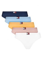 Tommy Hilfiger Komplet 5 par stringów UW0UW05642 Kolorowy. Komplety bielizny Tommy Hilfiger, bez wzorów, z bawełny. Za 219.99 zł.
