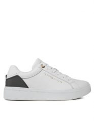 Tommy Hilfiger Sneakersy Elevated Essential Court Sneaker FW0FW07635 Biały. Białe obuwie sportowe damskie Tommy Hilfiger, ze skóry, bez zapięcia. Za 289.99 zł.