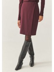 TATUUM Spódnica "Bowa" w kolorze bordowym rozmiar: 40. Czerwone spódnice damskie TATUUM, na co dzień, bez wzorów, midi. Za 141.19 zł.