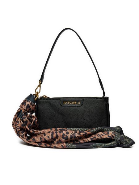Just Cavalli Torebka 77RA4BI5 Czarny. Czarne torebki klasyczne damskie Just Cavalli, ze skóry, bez dodatków. Za 309.99 zł.