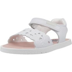 Sandały PABLOSKY 072800P Biały. Białe sandały damskie Pablosky, bez wzorów, ze skóry, bez obcasa, bez zapięcia. Za 250.99 zł.