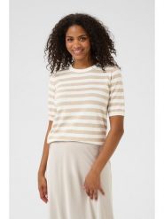 Kaffe Sweter w kolorze kremowo-beżowym rozmiar: M. Brązowe swetry klasyczne damskie Kaffe, m, bez kołnierzyka. Za 60.99 zł.