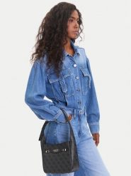 Guess Torebka Katya HWSG96 52010 Szary. Szare torebki klasyczne damskie Guess, ze skóry, bez dodatków. Za 339.99 zł.