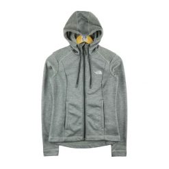 Second life - Kurtka polarowa TNF Grey dla kobiet - Jak nowy. Szare kurtki damskie The North Face, s, bez wzorów, z materiału, bez kaptura. Za 169.16 zł.