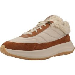 Buty FITFLOP MODE FLOW SHEARLING-MIX SNE Brązowy. Brązowe obuwie trekkingowe damskie FIT FLOP, z materiału, bez zapięcia. Za 497.10 zł.