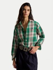 Polo Ralph Lauren Koszula 211971515503 Zielony Relaxed Fit. Zielone koszule damskie Polo Ralph Lauren, l, bez wzorów, z bawełny, bez kołnierzyka, bez ramiączek. Za 989.99 zł.