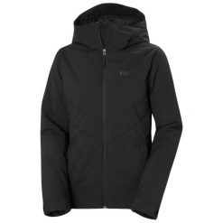 Damska kurtka narciarska Helly Hansen Alpine. Czarne kurtki damskie Helly Hansen, l, bez wzorów, z dzianiny, bez kaptura. Za 1,071.50 zł.