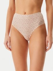 Chantelle Stringi Soft Stretch C11DA0 Beżowy. Brązowe stringi Chantelle, bez wzorów, z syntetyku. Za 99.99 zł.