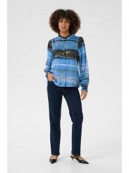 CULTURE Bluzka w kolorze błękitnym rozmiar: XL. Niebieskie bluzki damskie Culture, xl, bez wzorów, bez kołnierzyka, bez ramiączek. Za 143.56 zł.