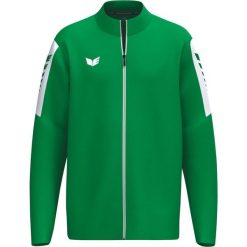 Erima Intro Kurtka Treningowa Smaragd - kontrastowe wstawki. Kurtki damskie Erima, l, bez wzorów, z materiału, bez kaptura. Za 160.00 zł.