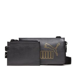 Torebka Puma. Czarne listonoszki damskie Puma, bez wzorów, bez dodatków. Za 59.99 zł.