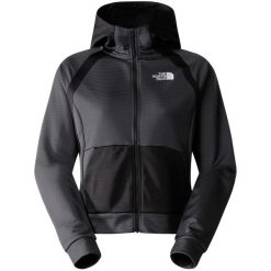 Bluza damska The North Face Ma Full Zip Fleece. Czarne bluzy damskie The North Face, s, bez wzorów, z polaru, bez kaptura. W wyprzedaży za 351.10 zł.