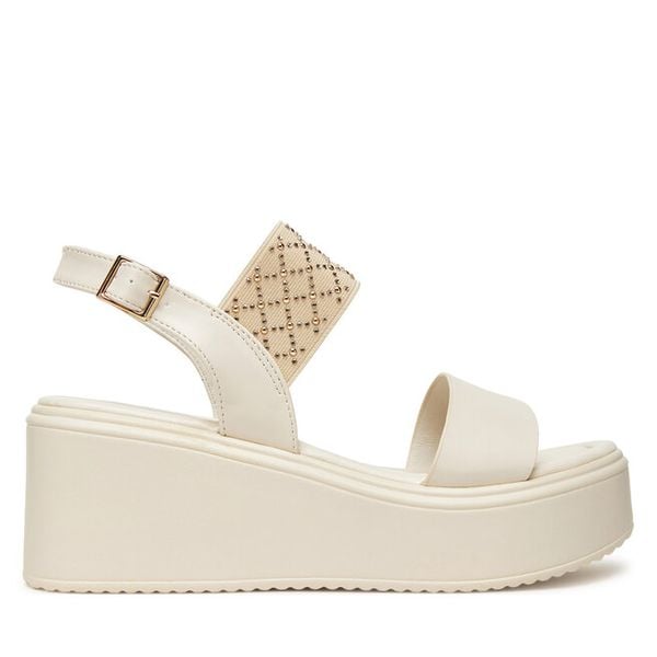 Sandały Clara Barson. Sandały damskie Clara Barson, bez wzorów, bez obcasa, na koturnie, bez zapięcia. Za 119.99 zł.