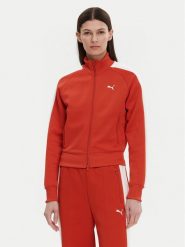 Puma Bluza T7 Always On 629796 Czerwony Regular Fit. Czerwone bluzy damskie Puma, xl, bez wzorów, z bawełny, bez kaptura. Za 179.99 zł.