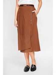 Le Jardin du Lin Spódnica w kolorze jasnobrązowym rozmiar: 42. Brązowe spódnice damskie Le jardin du lin, bez wzorów, klasyczne, midi. Za 130.99 zł.