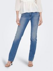 ONLY Jeansy Alicia 15258103 Niebieski Straight Fit. Niebieskie jeansy damskie Only. Za 139.99 zł.