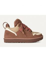 UGG Skórzane sneakersy "Lowmel" w kolorze brązowym rozmiar: 37. Brązowe obuwie sportowe damskie Ugg, z materiału, bez zapięcia. Za 669.87 zł.