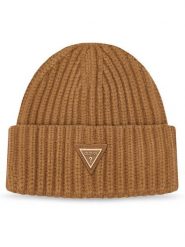 Guess Czapka AW5623 VIS01 Brązowy jasny. Brązowe czapki damskie Guess, na zimę, z aplikacjami, z wiskozy. Za 154.99 zł.