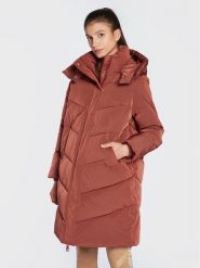 Calvin Klein Płaszcz zimowy K20K204690 Pomarańczowy Regular Fit. Brązowe płaszcze damskie Calvin Klein, na zimę, s, bez wzorów, z syntetyku, bez kaptura. Za 1,049.00 zł.
