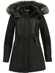 Geographical Norway Parka "Coraly" w kolorze czarnym rozmiar: S. Czarne parki damskie Geographical Norway, s, bez kaptura. Za 245.96 zł.