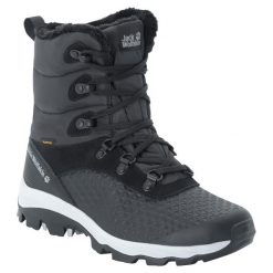 Buty trekkingowe damskie Jack Wolfskin Snowcrawler High Texapore. Czarne obuwie trekkingowe damskie Jack Wolfskin, z materiału, za kostkę, bez zapięcia. Za 786.00 zł.
