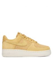 Nike Sneakersy Air Force 1'07 HJ5336 700 Beżowy. Brązowe obuwie sportowe damskie Nike, ze skóry, bez zapięcia. Za 469.99 zł.