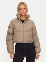 Calvin Klein Jeans Kurtka puchowa J20J223577 Beżowy Relaxed Fit. Brązowe kurtki damskie Calvin Klein Jeans, l, bez wzorów, z jeansu, bez kaptura. Za 949.99 zł.