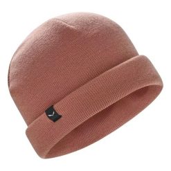 Czapka Salewa Puez Alpine. Czerwone czapki damskie Salewa, bez wzorów, z materiału. Za 231.00 zł.