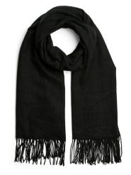 Pieces Szal w kolorze czarnym rozmiar: onesize. Czarne szaliki damskie Pieces, bez wzorów. Za 70.41 zł.