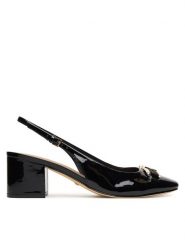 Guess Czółenka FLTCL2 PAF05 Czarny. Czarne czółenka damskie Guess, z aplikacjami, ze skóry, bez obcasa. Za 489.99 zł.