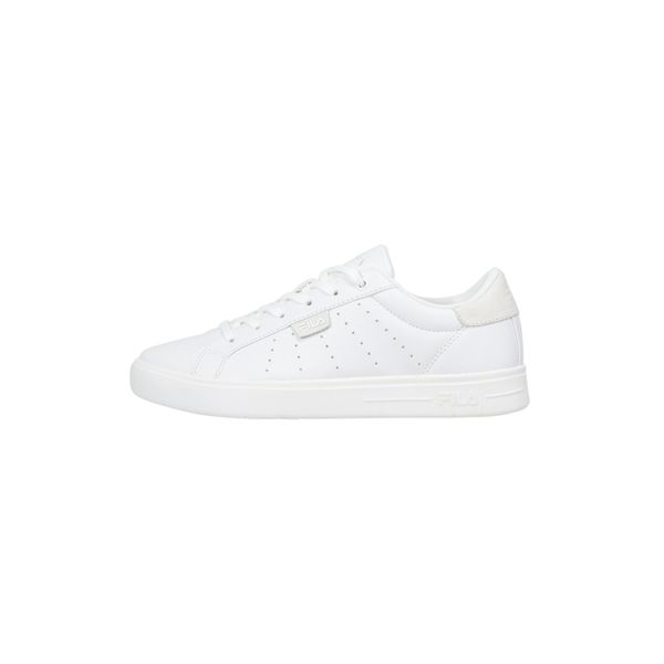Buty do chodzenia damskie Fila Lusso White. Białe obuwie sportowe damskie Fila, z materiału, bez zapięcia, trekkingowe. Za 405.00 zł.