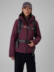 4F Kurtka zimowa membrana 5000 damska - fioletowa XS. Fioletowe kurtki damskie 4F, na zimę, m, bez wzorów, bez kaptura. Za 349.99 zł.