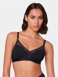 Triumph Biustonosz bezfiszbinowy Shape Smart 10217858 Czarny. Czarne biustonosze Triumph, bez wzorów, z syntetyku. Za 229.99 zł.