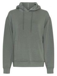 MOSS COPENHAGEN Bluza "Ima Q" w kolorze zielonym rozmiar: L/XL. Zielone bluzy damskie Moss Copenhagen, l, bez wzorów, z kapturem. Za 179.95 zł.