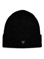 Pieces Czapka beanie w kolorze czarnym rozmiar: onesize. Czarne czapki damskie Pieces, z aplikacjami, z materiału. Za 56.95 zł.