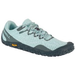 Buty do biegania damskie, Vapor Glove 6. Niebieskie obuwie sportowe damskie Merrell, bez zapięcia, do biegania. Za 449.99 zł.