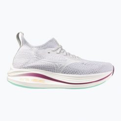 Buty do biegania damskie Mizuno Neo Zen Icelandic nimbus cloud/white/ice green. Niebieskie obuwie sportowe damskie Mizuno, bez zapięcia, do biegania. Za 569.99 zł.