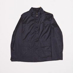 Kurtka GEOX W DANDRA Niebieski. Niebieskie kurtki damskie Geox, bez wzorów, z tkaniny, bez kaptura. Za 617.99 zł.