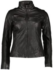 7eleven Skórzana kurtka "Jeany" w kolorze czarnym rozmiar: 38. Czarne kurtki damskie 7eleven, bez wzorów, ze skóry, bez kaptura. Za 383.03 zł.