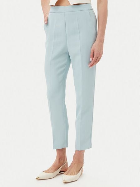 PINKO Spodnie materiałowe 102861 A213 E28 Niebieski Regular Fit. Niebieskie spodnie materiałowe damskie Pinko, bez wzorów, z materiału. Za 499.99 zł.