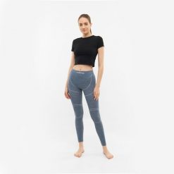 Spodnie termoaktywne damskie Viking Lana Pro z wełną Merino. Szare spodnie sportowe damskie Viking, na zimę, xl, bez wzorów, z wełny, narciarskie. Za 179.90 zł.