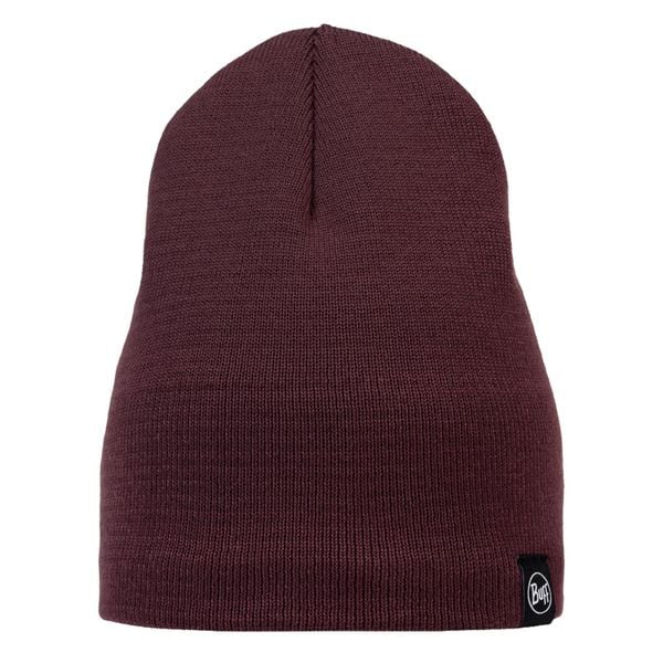 Czapka BUFF KNITTED & FLEECE BAND BEANIE LILON SHORT BURGUNDY. Czerwone czapki damskie Buff, bez wzorów. W wyprzedaży za 83.93 zł.