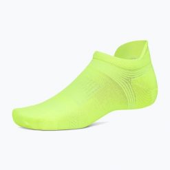 Skarpety Under Armour Velociti Lite S. Żółte skarpetki damskie Under Armour, bez wzorów. Za 62.99 zł.