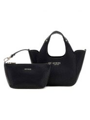 Guess Shopper bag w kolorze czarnym - 46 x 28 x 13 cm rozmiar: onesize. Czarne shopper bag Guess, z aplikacjami, z materiału, przez ramię, bez dodatków. Za 483.17 zł.