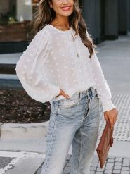 Milan Kiss Bluzka w kolorze białym rozmiar: L. Białe bluzki damskie Milan Kiss, l, bez wzorów, bez kołnierzyka, bez ramiączek. Za 153.34 zł.